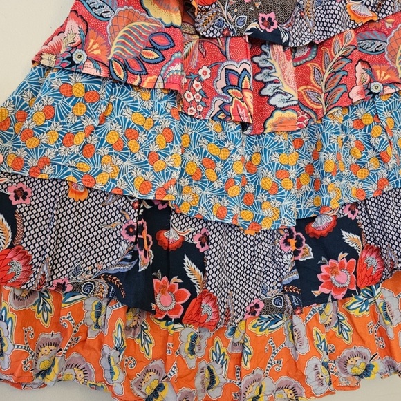 Anthropologie Maeve Tiered Ruffled Skirt - Picture 2 of 3